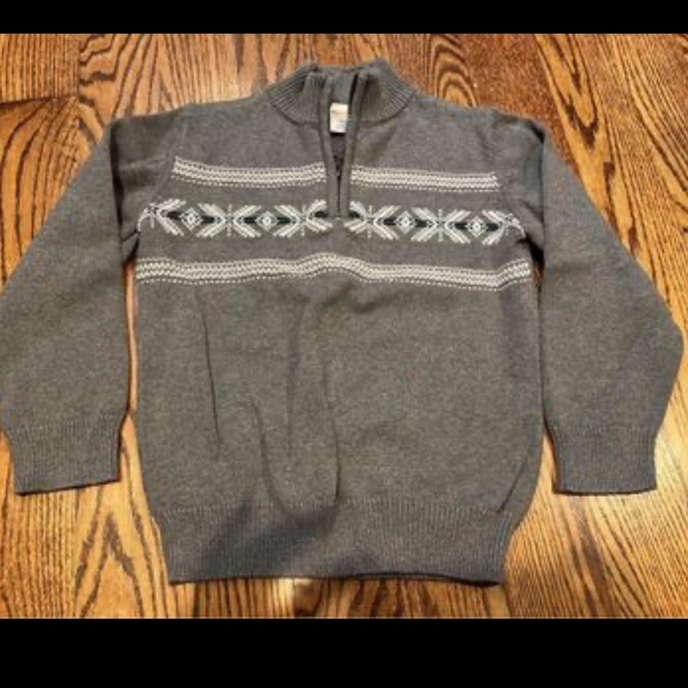 Gymboree half zip sweater, boys Small